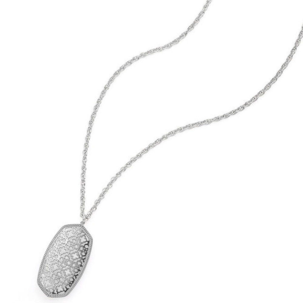 Kendra Scott Rae Silver Pendant Necklace
